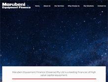 Tablet Screenshot of marubenifinance.com.au